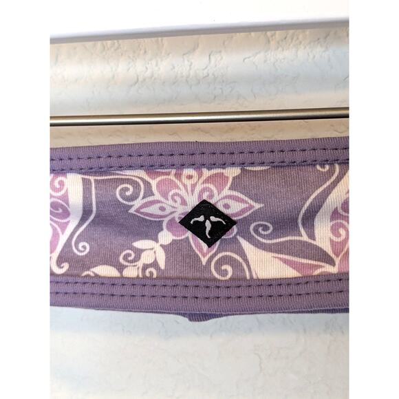 PRANA Women's One Size Athletic Headband Purple Pink White Patterned - Picture 2 of 4